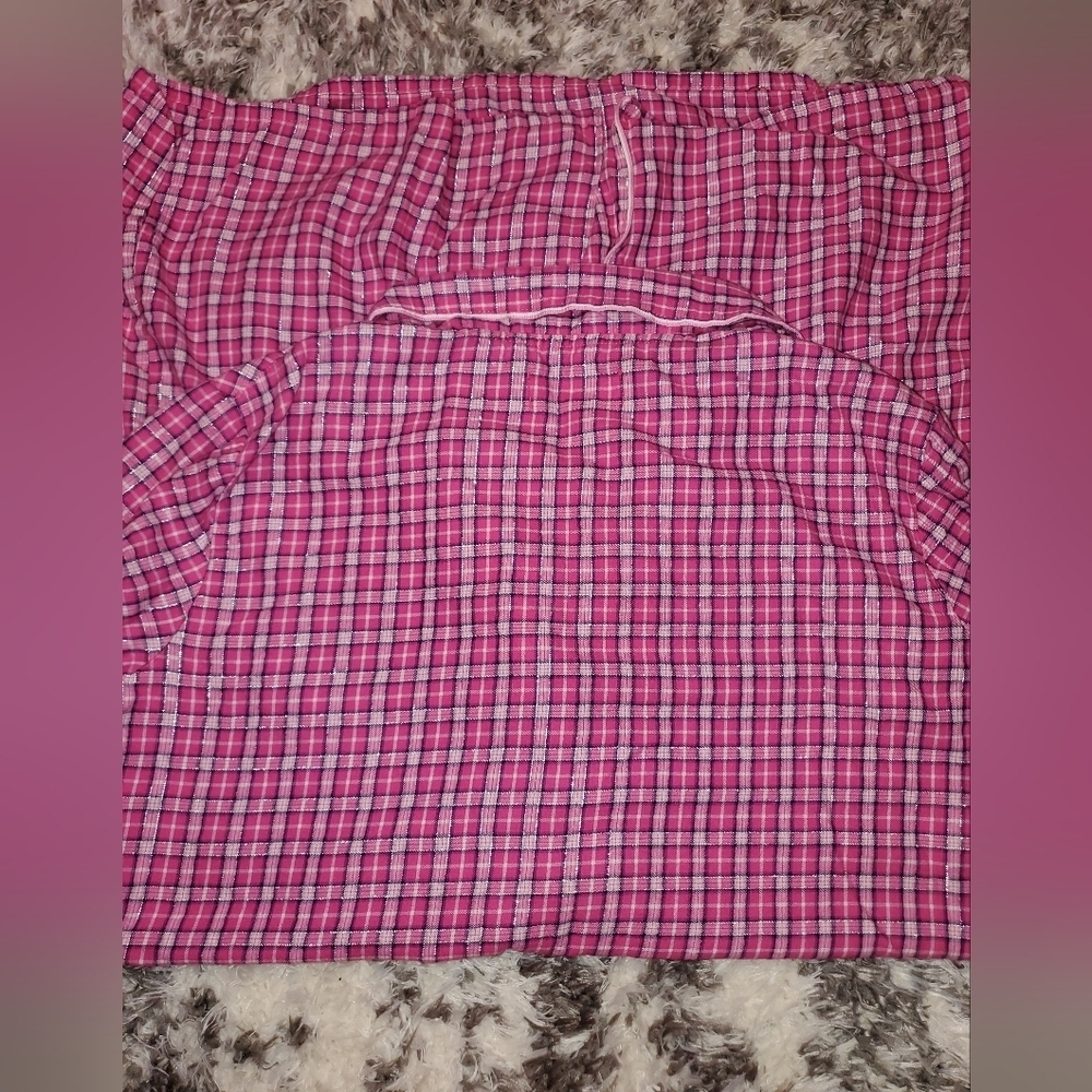 Victoria Secret Flannel Nightgown in Pink Plaid 💗 - Picture 6 of 10